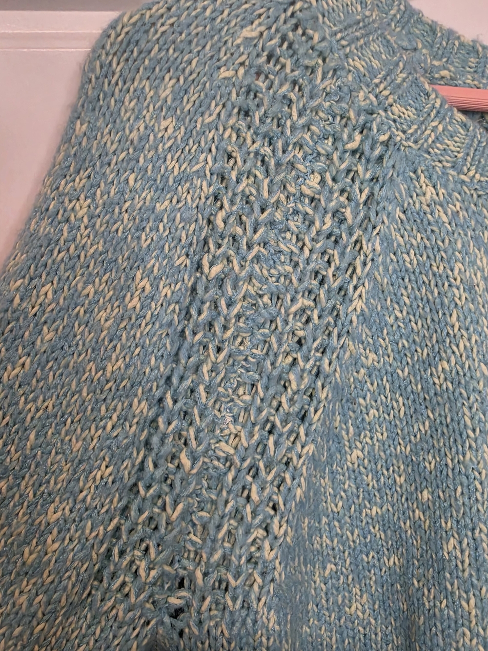 Talbots Blue Knit Sweater Size Large Womens - Picture 3 of 7